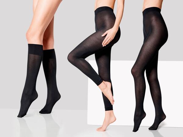Ladies' Knee-Highs, 2 pieces, Tights or Leggings