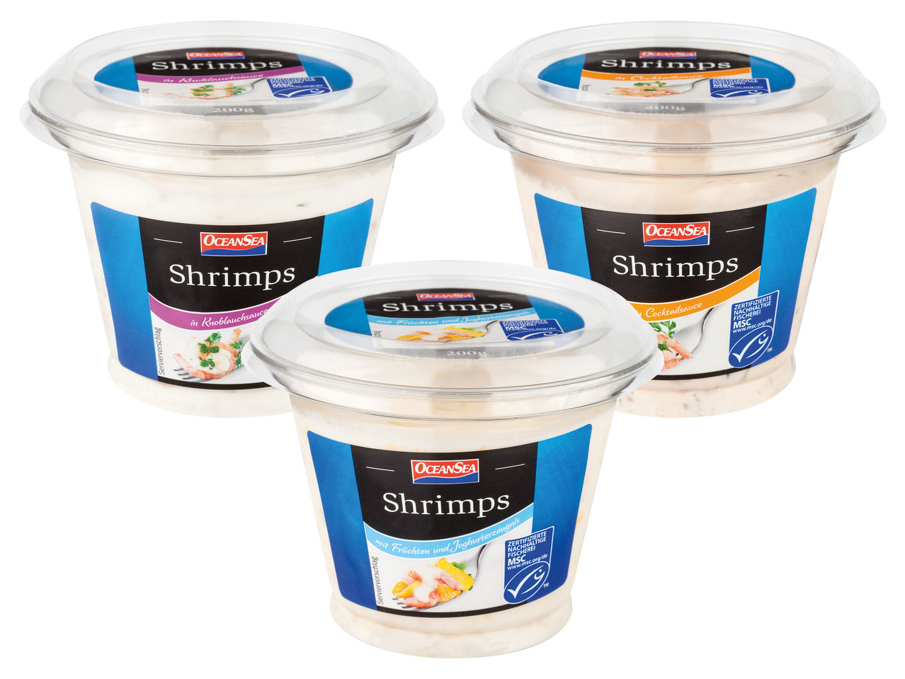 OCEAN SEA MSC Shrimps Salat