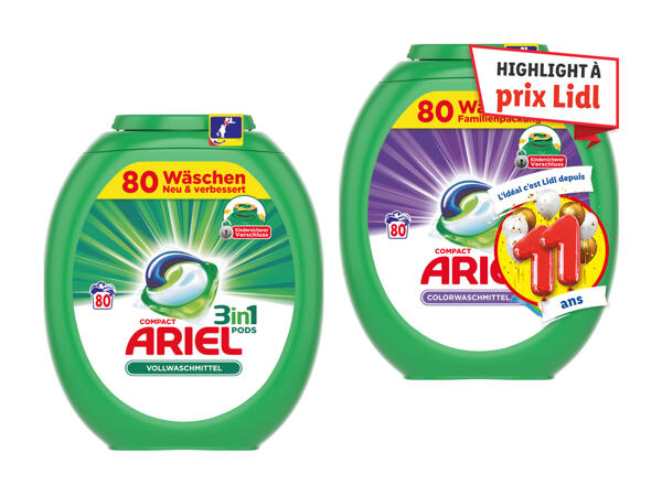Dosettes Ariel 3 en 1