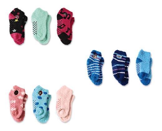 Children's 3-Pack Fuzzy Socks