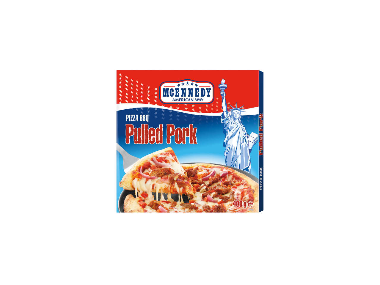 Pulled pork pizza