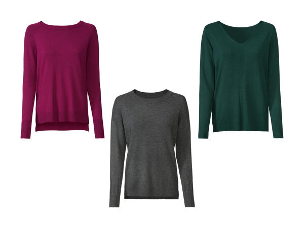 Pull à mailles fines