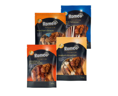 ROMEO PREMIUM 
 Snack per cani a base di pollo