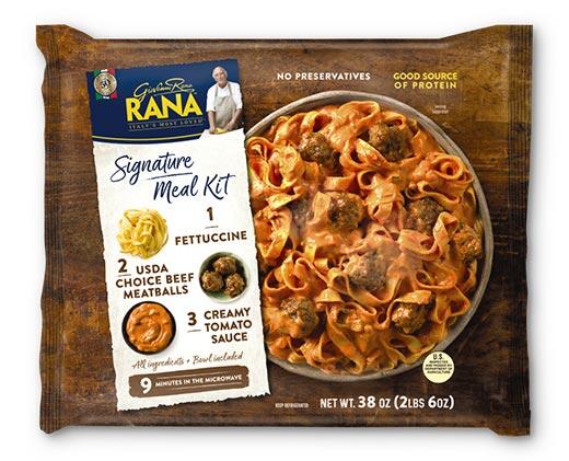 Rana 
 Meatball Fettuccine in Creamy Tomato Sauce