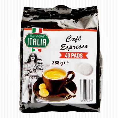 Koffiepads espresso, 40 st.