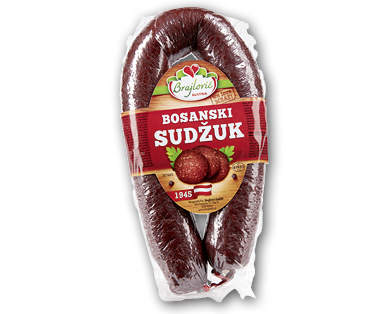 Saucisse crue de bœuf "soudjouk"
