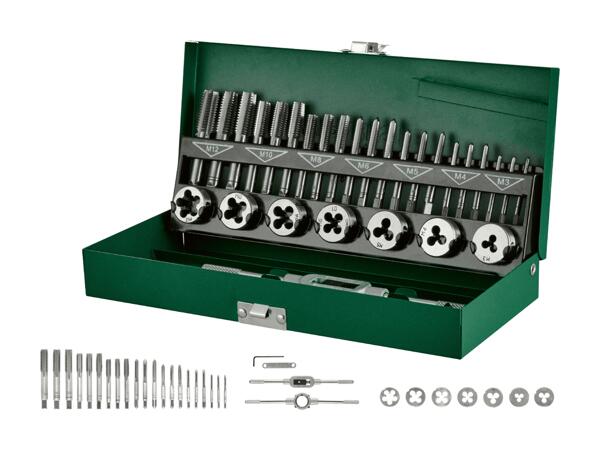 Set de tarauds/filières, 32 pièces