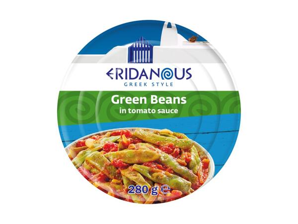 Green Beans / Aubergines in Tomato Sauce