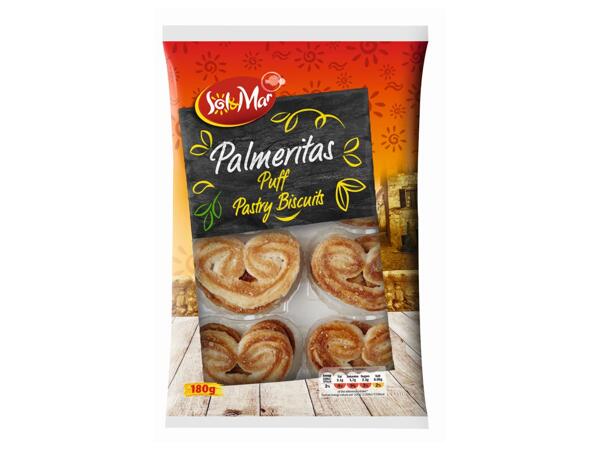 Sol & Mar Palmeritas Puff Pastry Biscuits