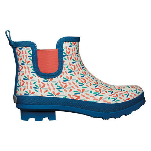 Ladies Garden Boots - White Floral, 10