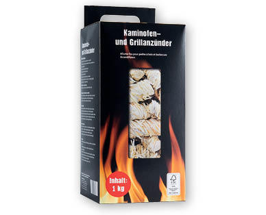 Accendifuoco per camino/barbecue