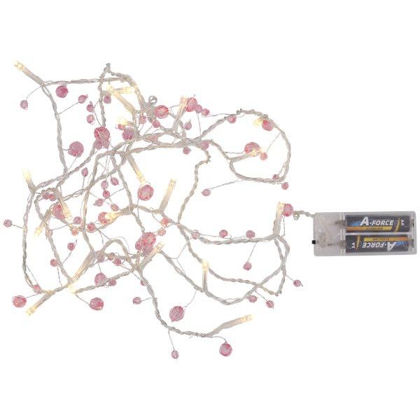 Guirlande LED avec perles