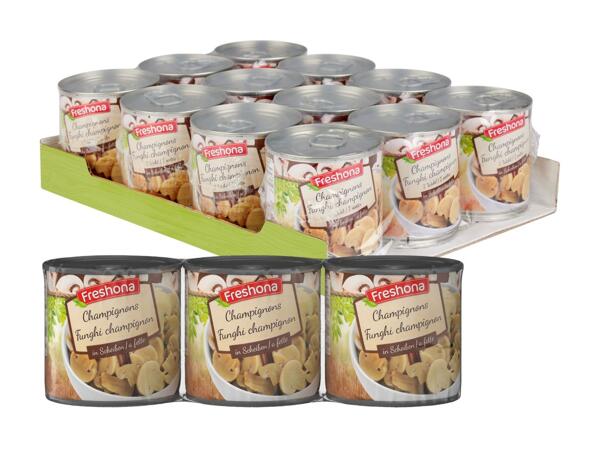 Champignons en lamelles