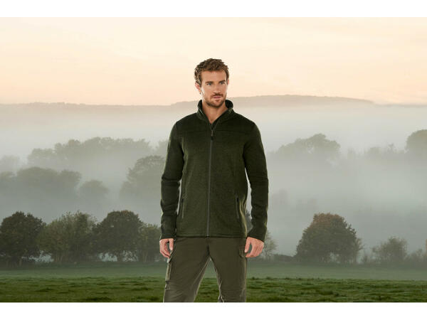 MEN'S KNITTED FLEECE JACKET
