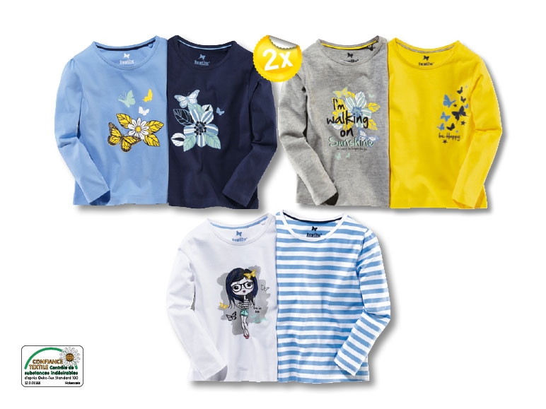 Tee-shirts à manches longues, lot de 2