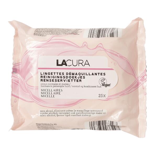 LACURA(R) 				Abschminktücher, 25 St.