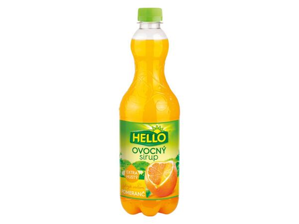 HELLO OVOCNÝ SIRUP