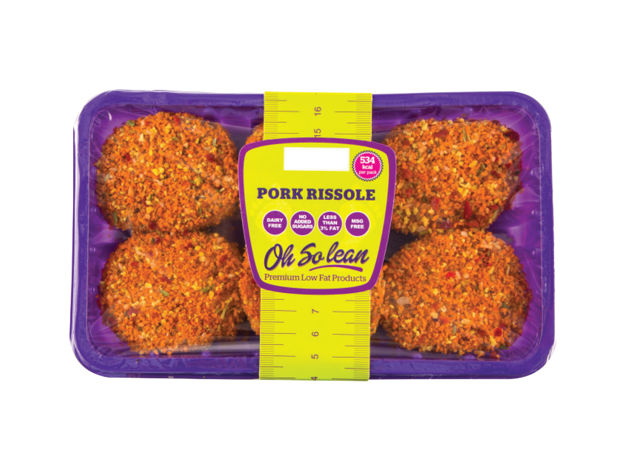 OH SO LEAN Low Fat Pork Rissoles