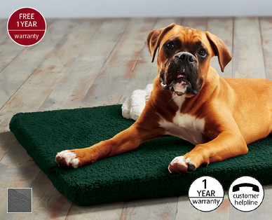 Bobble Fleece Memory Foam Pet Bed