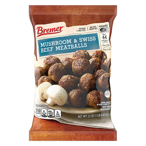 Mushroom & Swiss Beef Meatballs, 22 oz