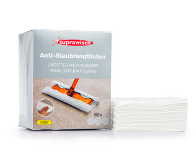 SUPRAWISCH Staubwischer-Set/Anti-Staubtücher, Nachfüllpkg.