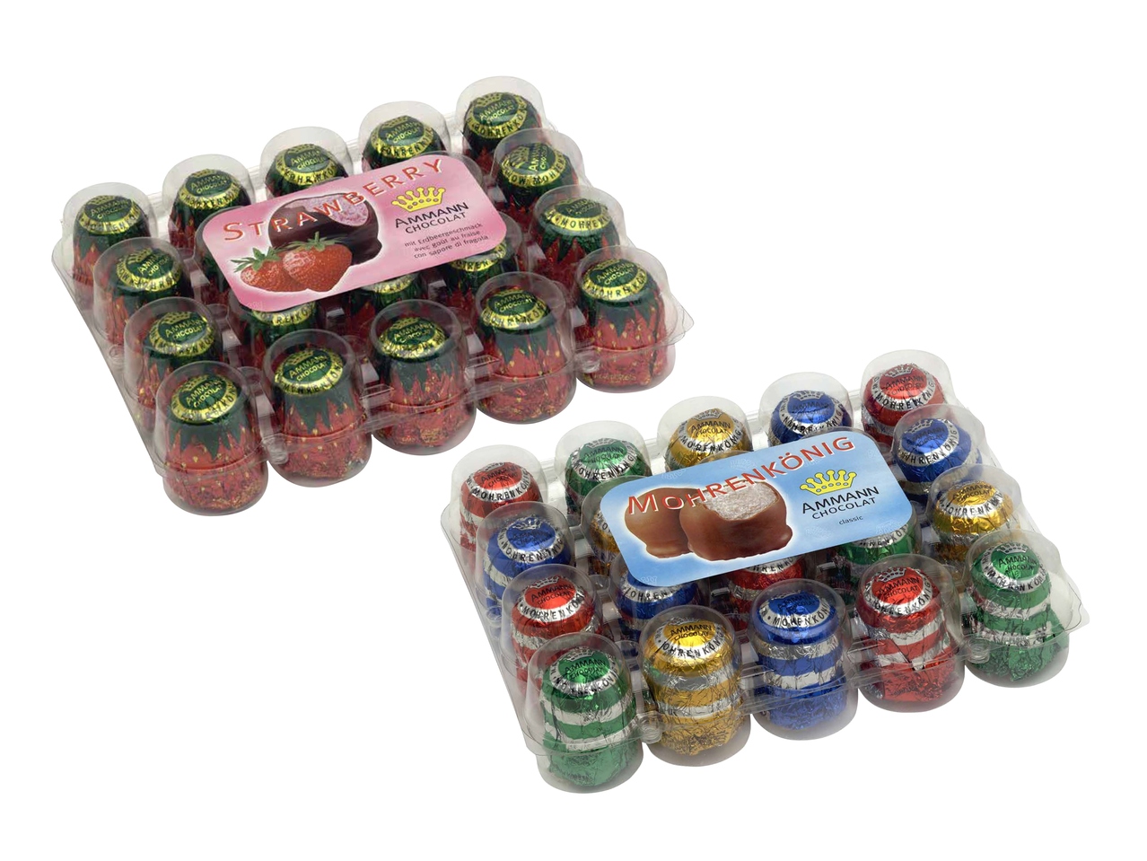 Mini têtes au chocolat Ammann