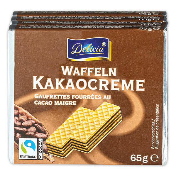 Waffeln gefüllt