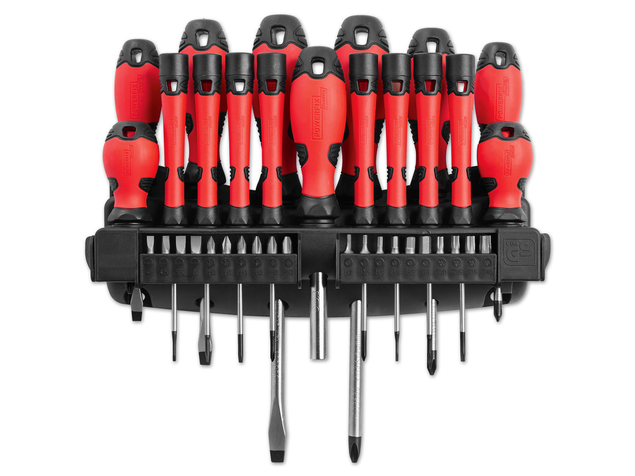POWERFIX(R)PROFI+ Bit- und Schraubendreher-Set, 37-teilig