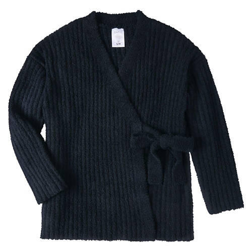 Ladies Cozy Lounge Wrap - Black, L/XL