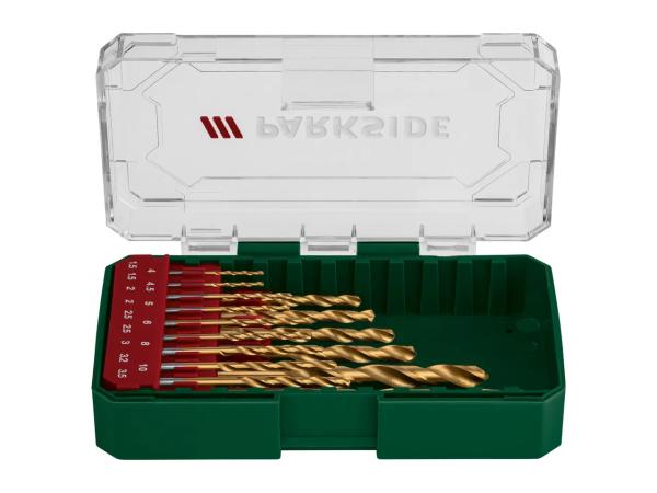 Parkside HSS Twist Drill Bit Set - 15 Piece Set
