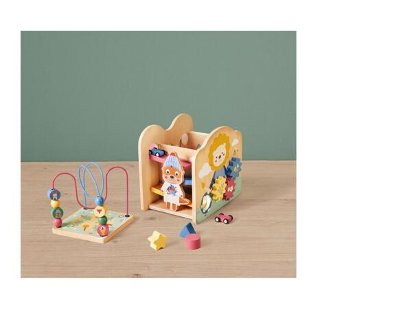 Lupilu Wooden Baby Walker/​Activity Cube