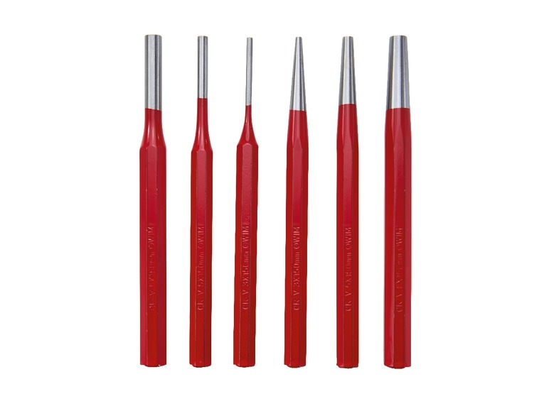 Pin Punch and Drift Punch Set or Combination Striking Tool Set