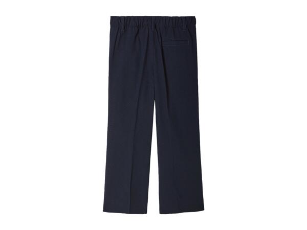 Boys' Regular Fit Navy School Trousers
