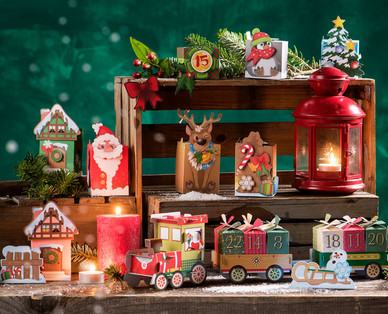 Adventkalender-Bastel-Set