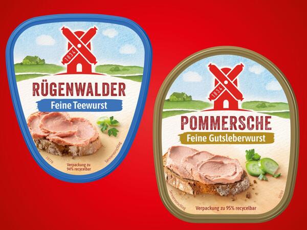 Tee- oder Gutsleberwurst