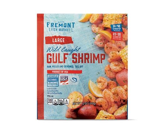 Fremont Fish Market 
 Large Raw, Peeled & Deveined Wild Gulf Shrimp