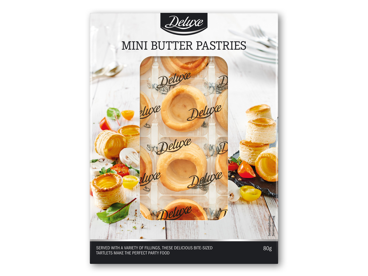 DELUXE Mini butterdejstarteletter