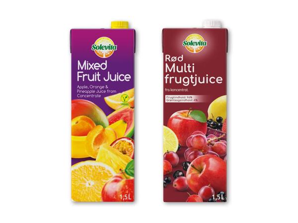 SOLEVITA Multifrugtjuice eller multivitaminsaft