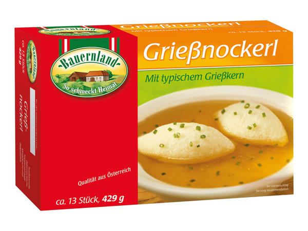 BAUERNLAND Grießnockerl