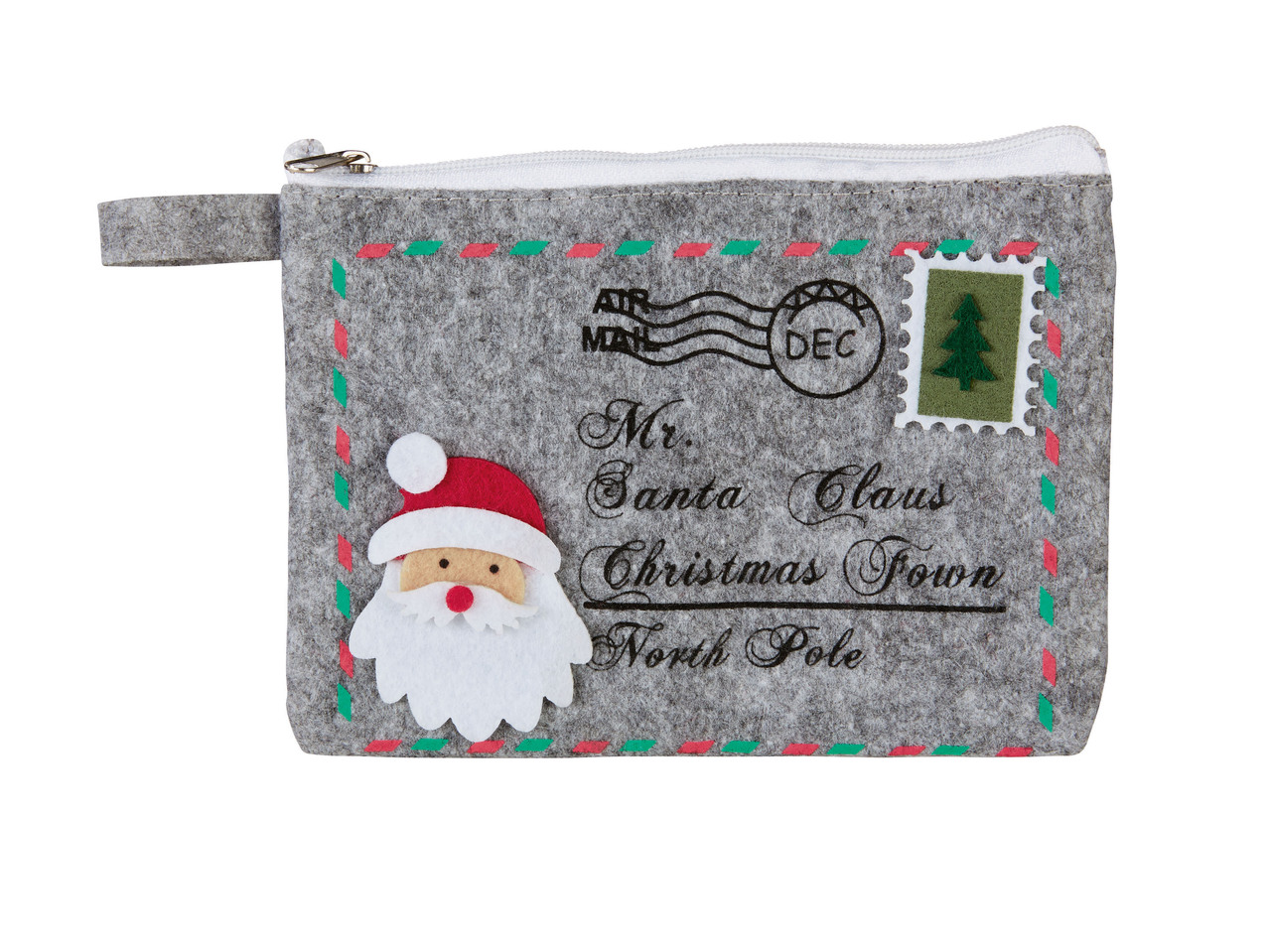 Decorative Felt Basket or Pouch, 2 pieces