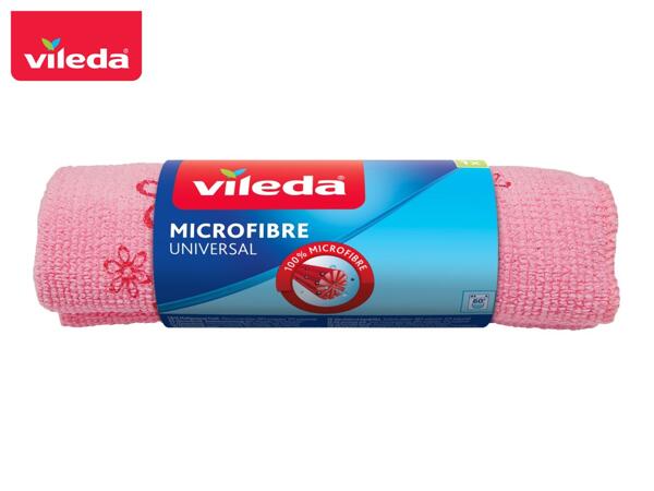 Vileda Cleaning Microfibre Cloths - Pink
