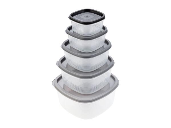 Livarno Home Food Storage Container Set - 5 Pack