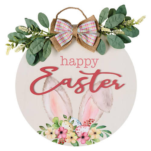 Easter Circle Sign - Happy Easter Ear
