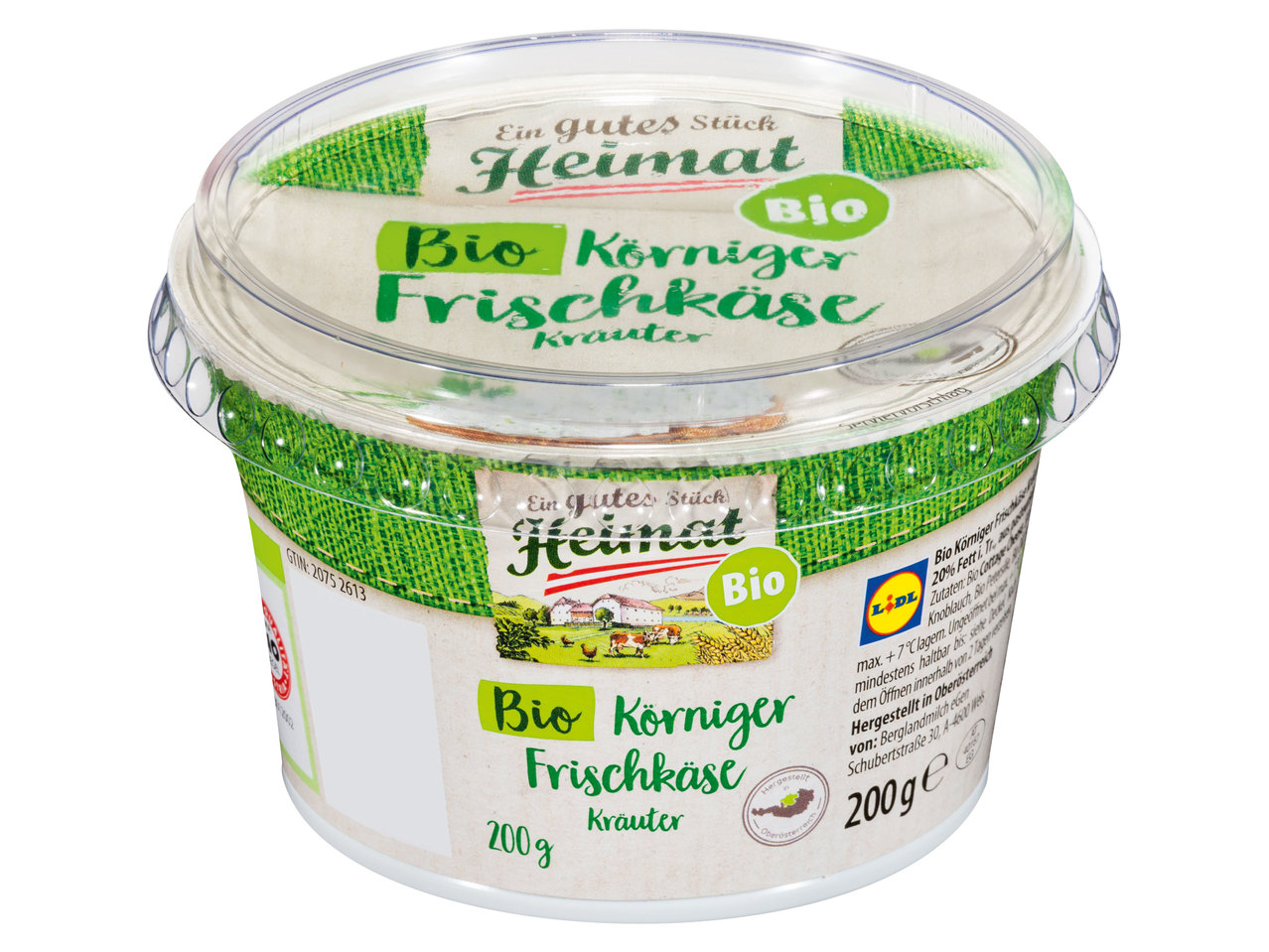 EIN GUTES STÜCK HEIMAT Bio-Körniger Frischkäse