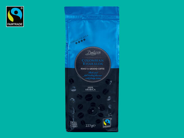 Deluxe Fairtrade Colombian Ground Coffee
