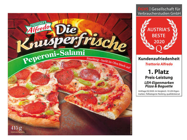 Die Knusperfrische Pizza