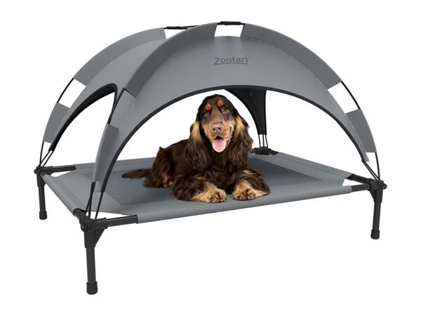 Zoofari Dog Bed with Sun Shade