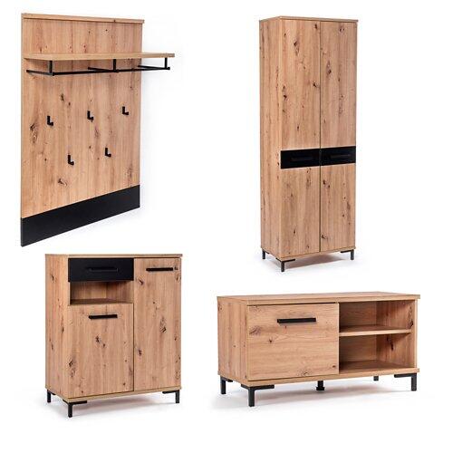 Garderoben-Set, 4-teilig