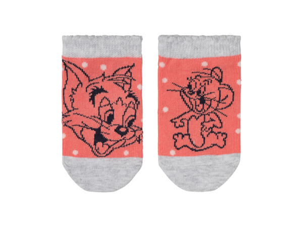 Girls' Trainer Socks "Tom and Jerry"