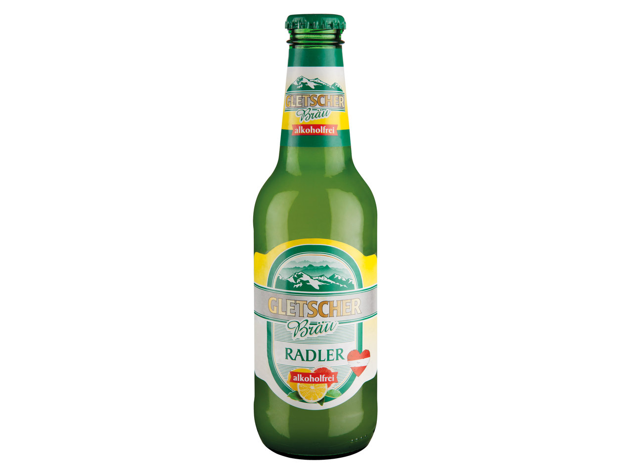 GLETSCHERBRÄU Alkoholfreier Zitrone-Grapefruit Radler